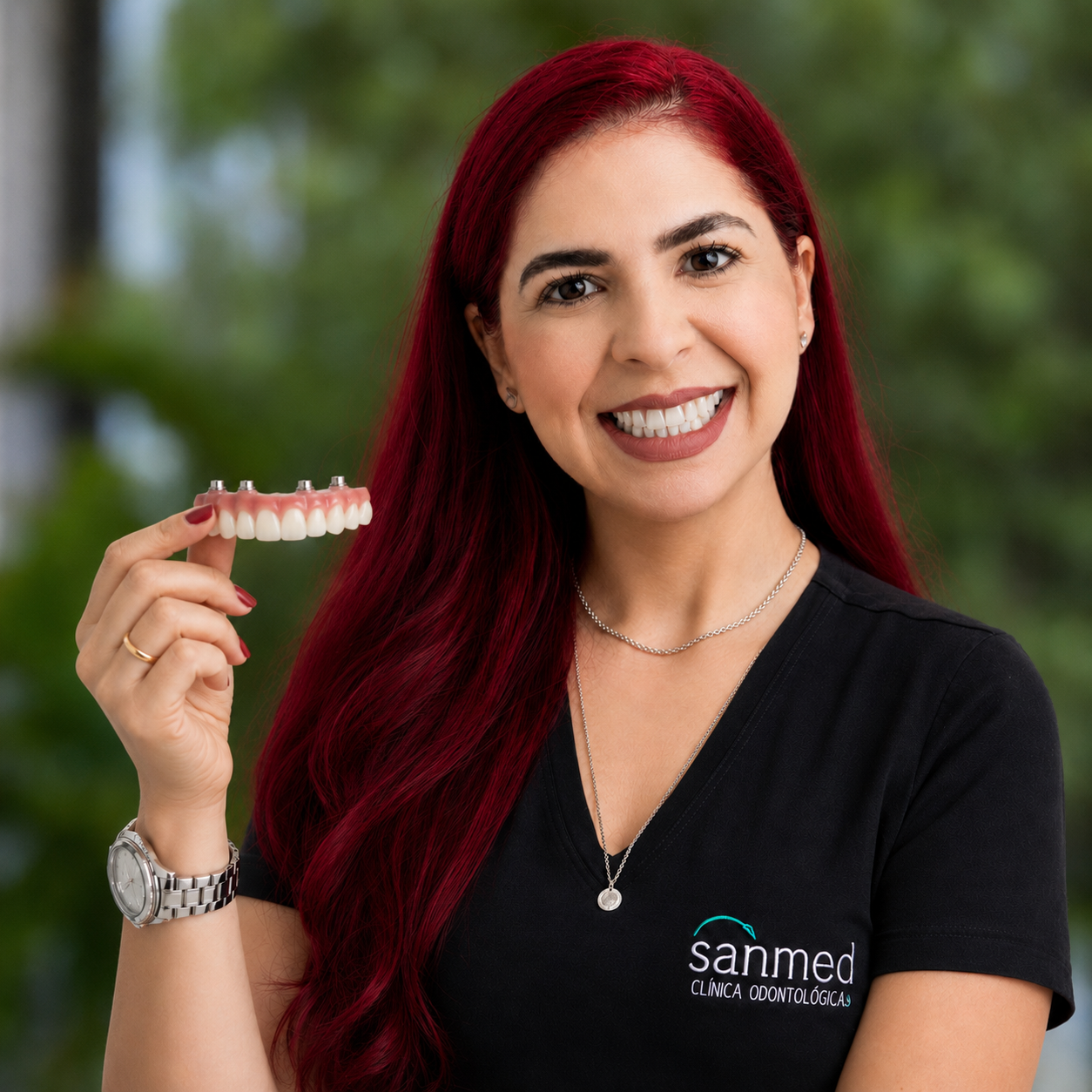 Prótese protocolo em Manaus — Sanmede Prótese protocolo fixa sobre implantes — Sanmede Manaus